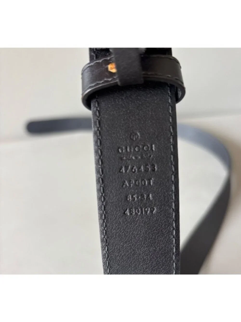Gucci Dionysus Black Leather Belt Antique Gold Tiger Buckle Size 85 34 476453